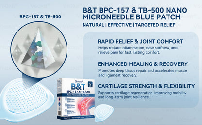 𝑽𝑠𝑜𝑥𝑎® 𝐁&𝐓 (𝑩𝑷𝐶-157 & 𝑻𝐵-500) 𝑵𝒂𝑛𝑜 𝑴𝒊𝒄𝒓𝒐𝑛𝑒𝑒𝑑𝑙𝑒 𝑩𝒍𝒖𝑒 𝑷𝒂𝒕ch 🇺🇸 𝘔𝘢𝘥𝘦 𝘪𝘯 𝘜𝘚𝘈 🦴 𝘝𝘪𝘴𝘪𝘣𝘭𝘦 𝘙𝘦𝘴𝘶𝘭𝘵𝘴 𝘪𝘯 7 𝘋𝘢𝘺𝘴 🔬